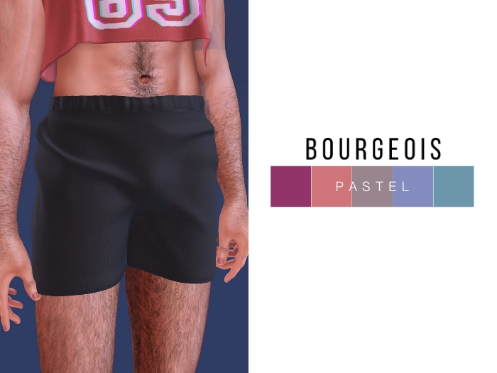 BOURGEOIS : Tomy Short Pack PASTEL