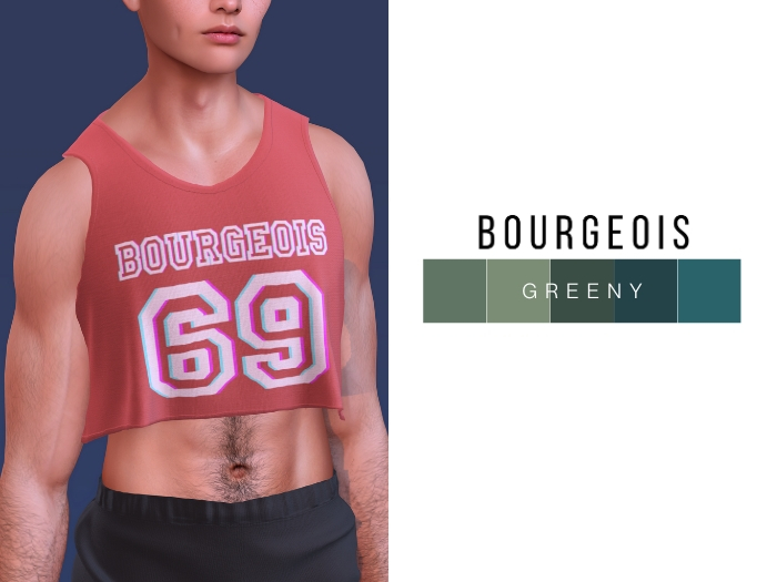 BOURGEOIS : Tomy Crop Top Pack GREENY