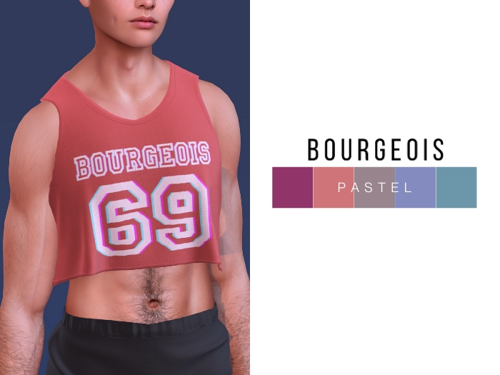 BOURGEOIS : Tomy Crop Top Pack PASTEL
