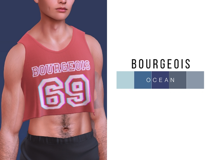 BOURGEOIS : Tomy Crop Top Pack OCEAN