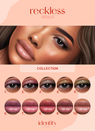 identity faces - genus reckless collection