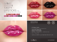 [GA.EG] Mesh Heads Addon - LP30 Tasty Lipsticks