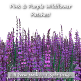 T-Spot Mesh - Purple & Pink Wildflower Meadows - FP - LI=1.0