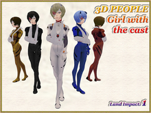 3D PEOPLE - Girl with the cast (1 LI) (Full perm)