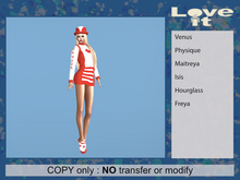 Canada Day Jumper Dress and Sandal Heel Shoes Outfit - Lara - Physique - Hourglass - Isis - Freya - Venus