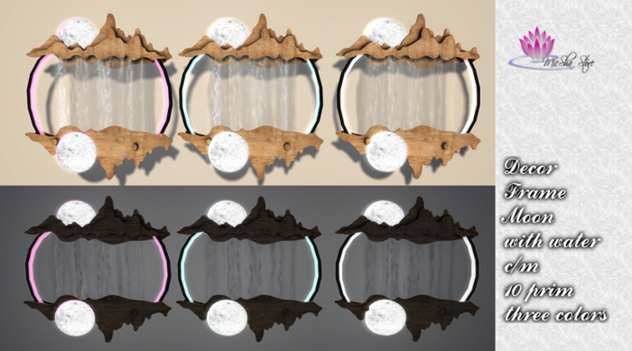 MICSHA-DECOR FRAME MOON WATER
