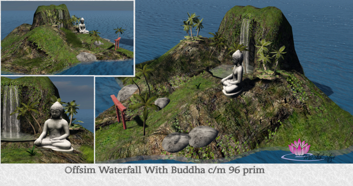 MICSHA-OFFSIM WATERFALL WITH BUDDHA