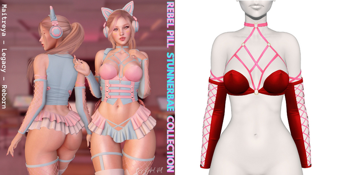 Rebelpill - StunnerBae Collection Top Red