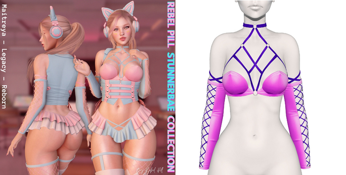 Rebelpill - StunnerBae Collection Top Purple