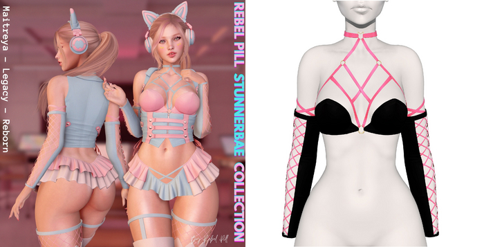 Rebelpill - StunnerBae Collection Top Onyx