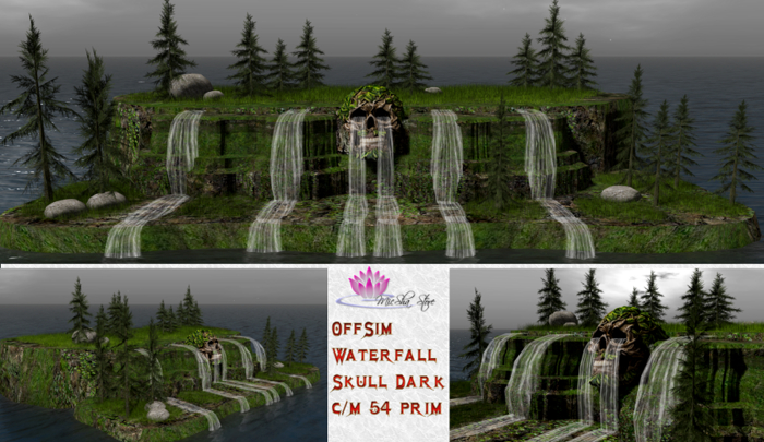 MICSHA-OFFSIM WATERFALL SKULL