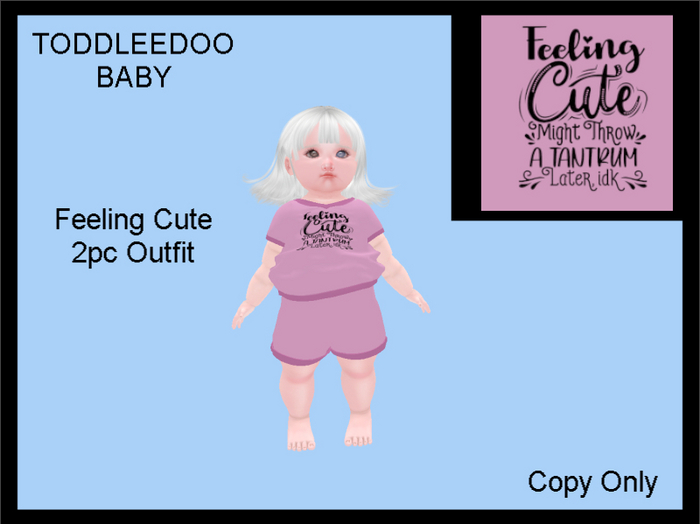 Steph-0-Bee's  -  Feeling Cute Outfit (TD Baby)