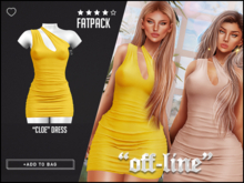 "Off-Line" x "Cloe" Dress / Fatpack