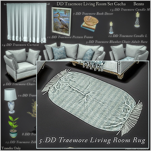 5.DD Traemore Living Room Rug/Boxed