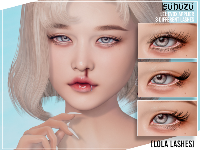 SUNUZU - Lola eyelashes / Lel EVO X