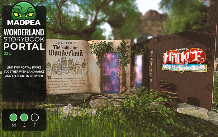 MadPea Wonderland Storybook Portal