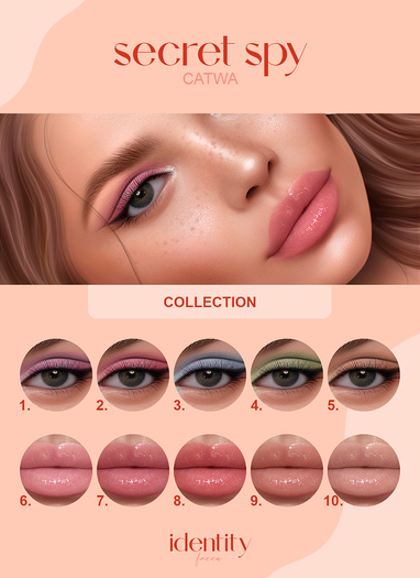 identity faces - catwa secret spy collection