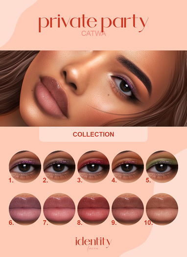identity faces - catwa private party collection