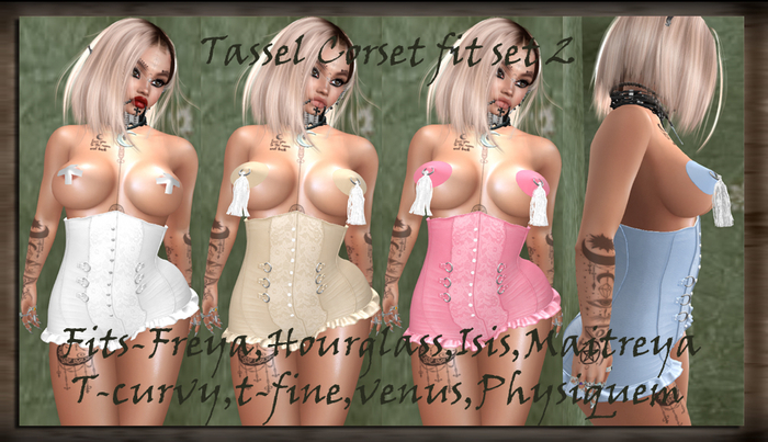tassel corset set 2