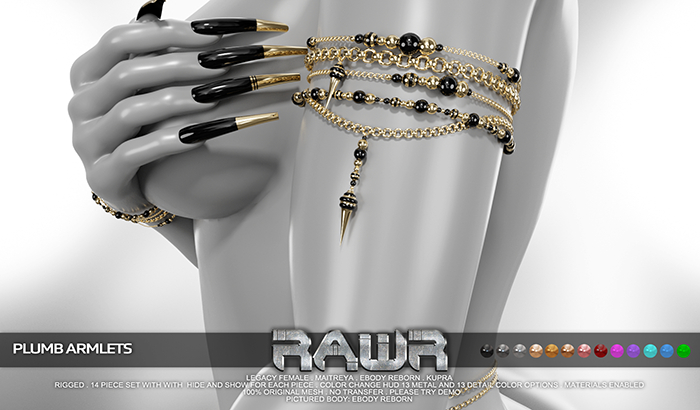 RAWR! Plumb Armlets DEMO (add me)