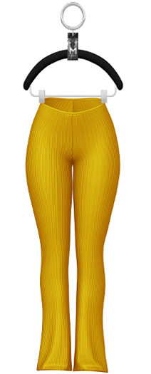 Emil Flared Leggings — Canary