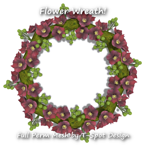 T-Spot Mesh - Flower Wreath - Full Perm - LI=1