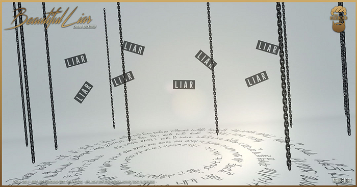 Beautiful Liar Chains Backdrop - The Bearded Guy