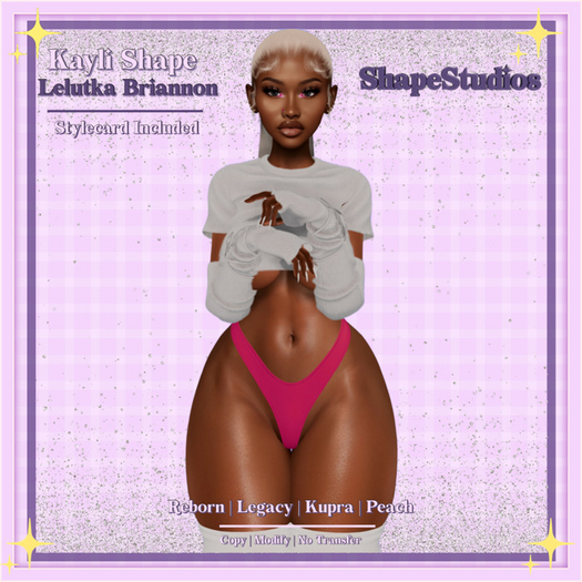 {ShapeStudios} - Kayli Shape / Lelutka Briannon