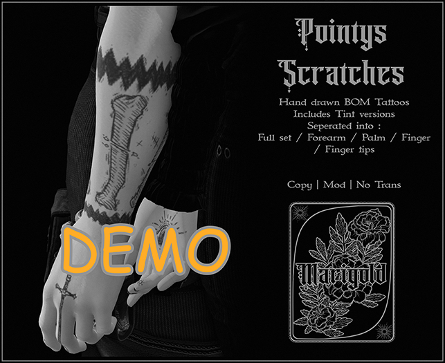 [Marigold] - DEMO - Pointys Scratches Tattoo