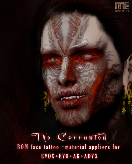 Cosmos: "Corrupted" Face Tattoo LeL, EvoX, AK and ADVX