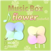 Suzume - Music Box "flower" (colorful)(gift)