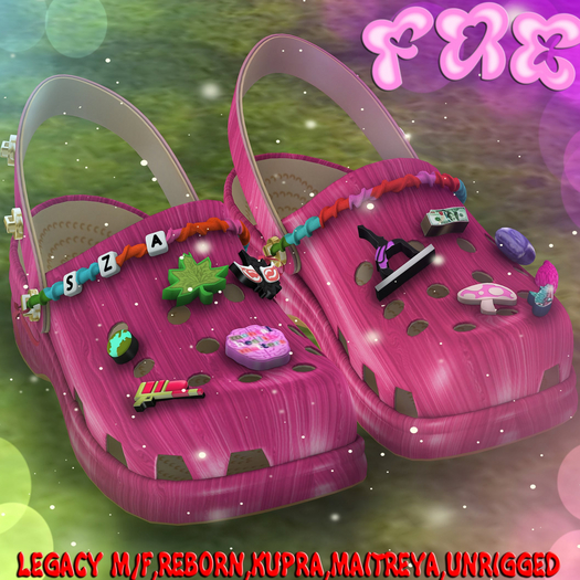 FAE~SZA Crocs (Pink Ivory)