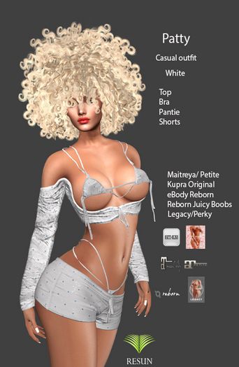 Res_Patty outfit White