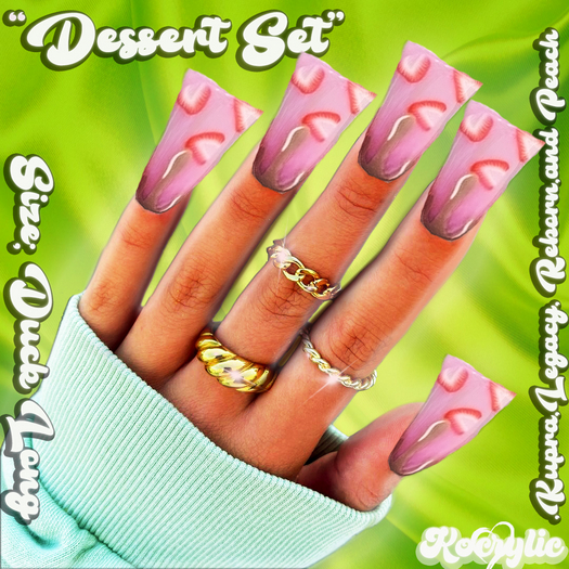 *KOCRYLIC- DESSERT SET