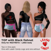 Leash Candy - One arm-Black