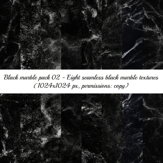 [Alpha Magic] Black marble textures pack 02
