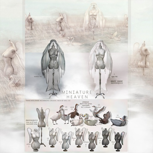 5 {anc} miniature/H. mannequin / mist