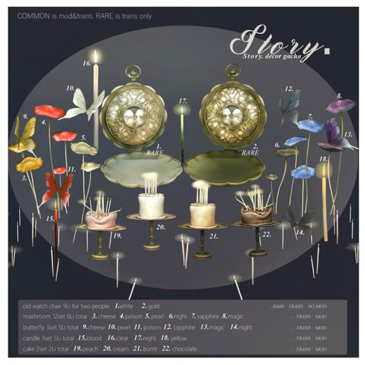 5){anc} story. / mushroom {pearl}