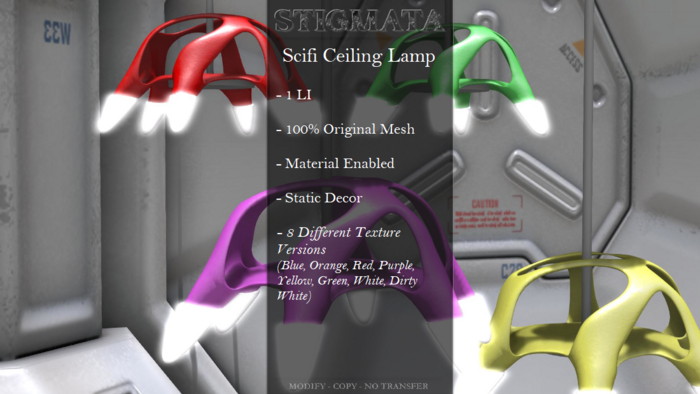 Stigmata - Scifi Ceiling Lamp - [Add Me]
