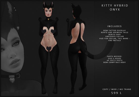 [MODZ] KITTY HYBRID - ONYX - ADD ME
