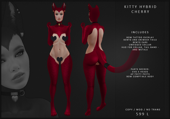 [MODZ] KITTY HYBRID - CHERRY - ADD ME