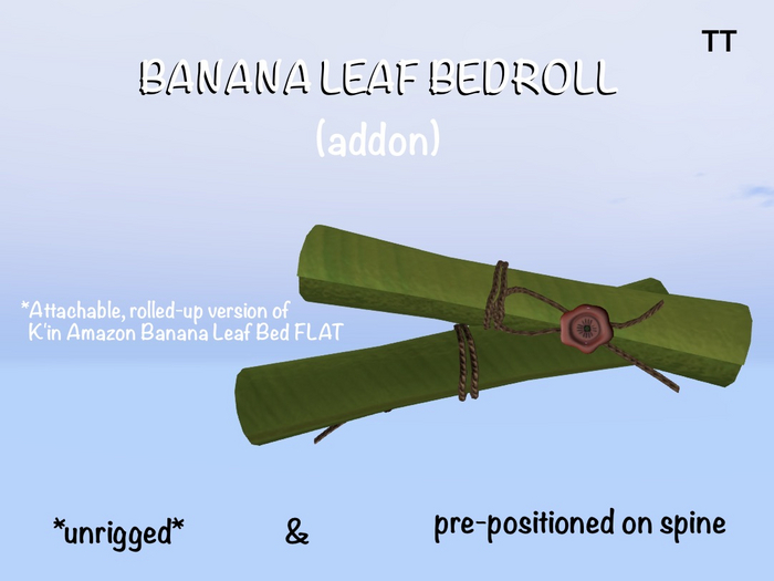 [TT]  K'in Banana Leaf Bedroll (Addon)