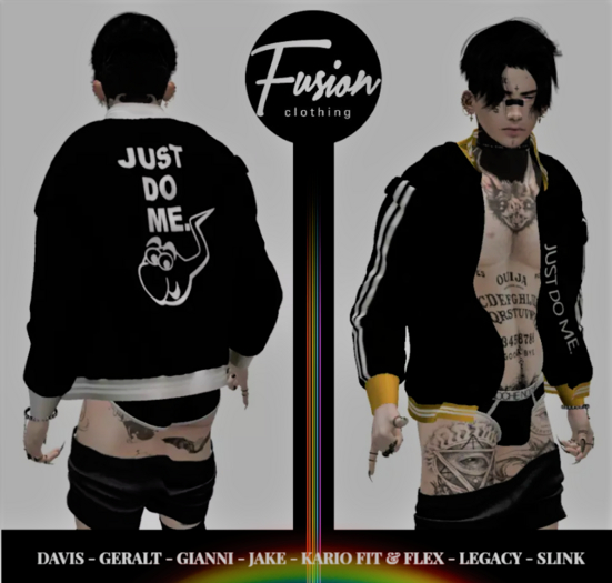 [Fusion Fashion Delivery Hud] - Just Do Me Open Jacket - Gold