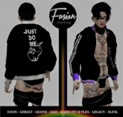 [Fusion Fashion Delivery Hud] - Just Do Me Open Jacket - Purple