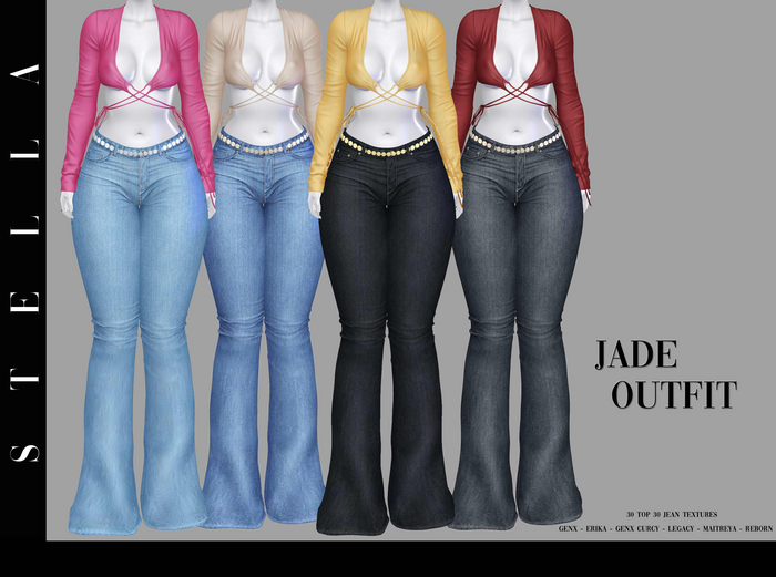 {ST} Jade Outfit *FATPACK*