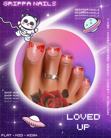 Grippa Pedi:: Loved Up Set