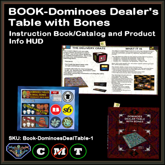 Book & HUD for Domino Dealer Table 1