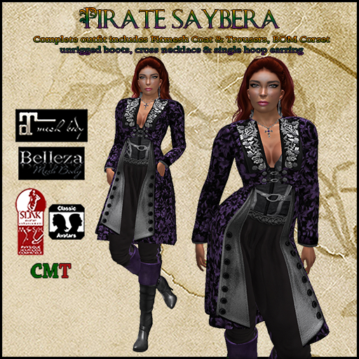 Pirate Saybera - Purple