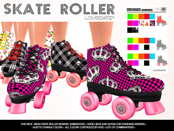 .: LoveCatz :. Roller Skates w/Resizer