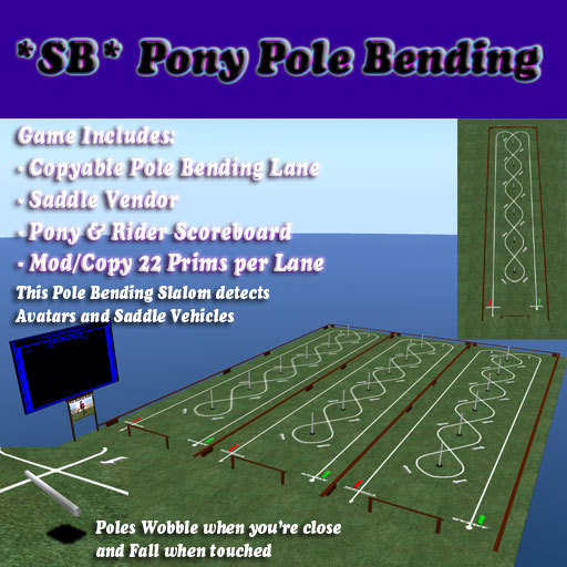 *SB* Pony Pole Bending Game